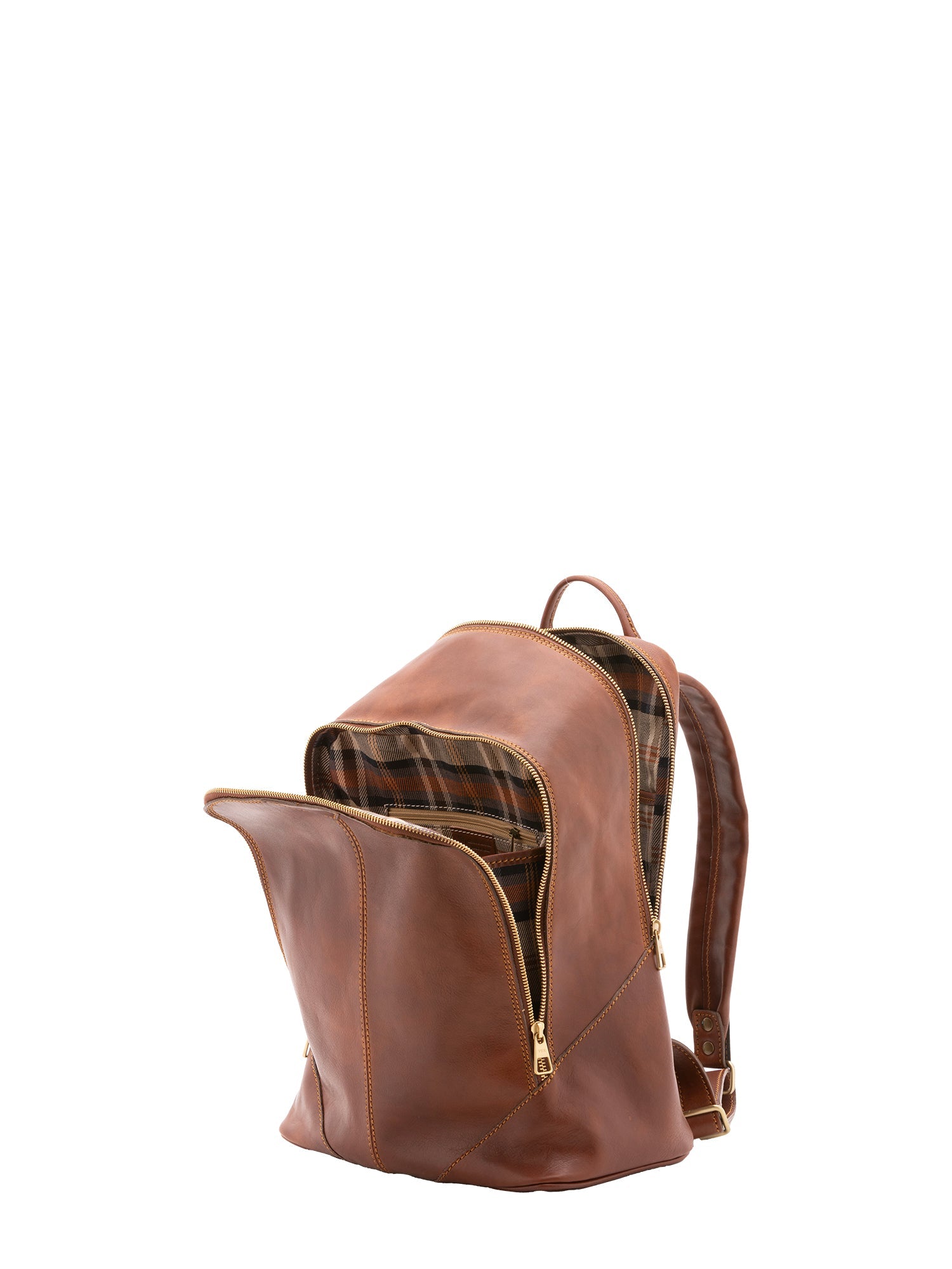 Zaino unisex In Vera pelle Made in Italy 30x46x17 cm