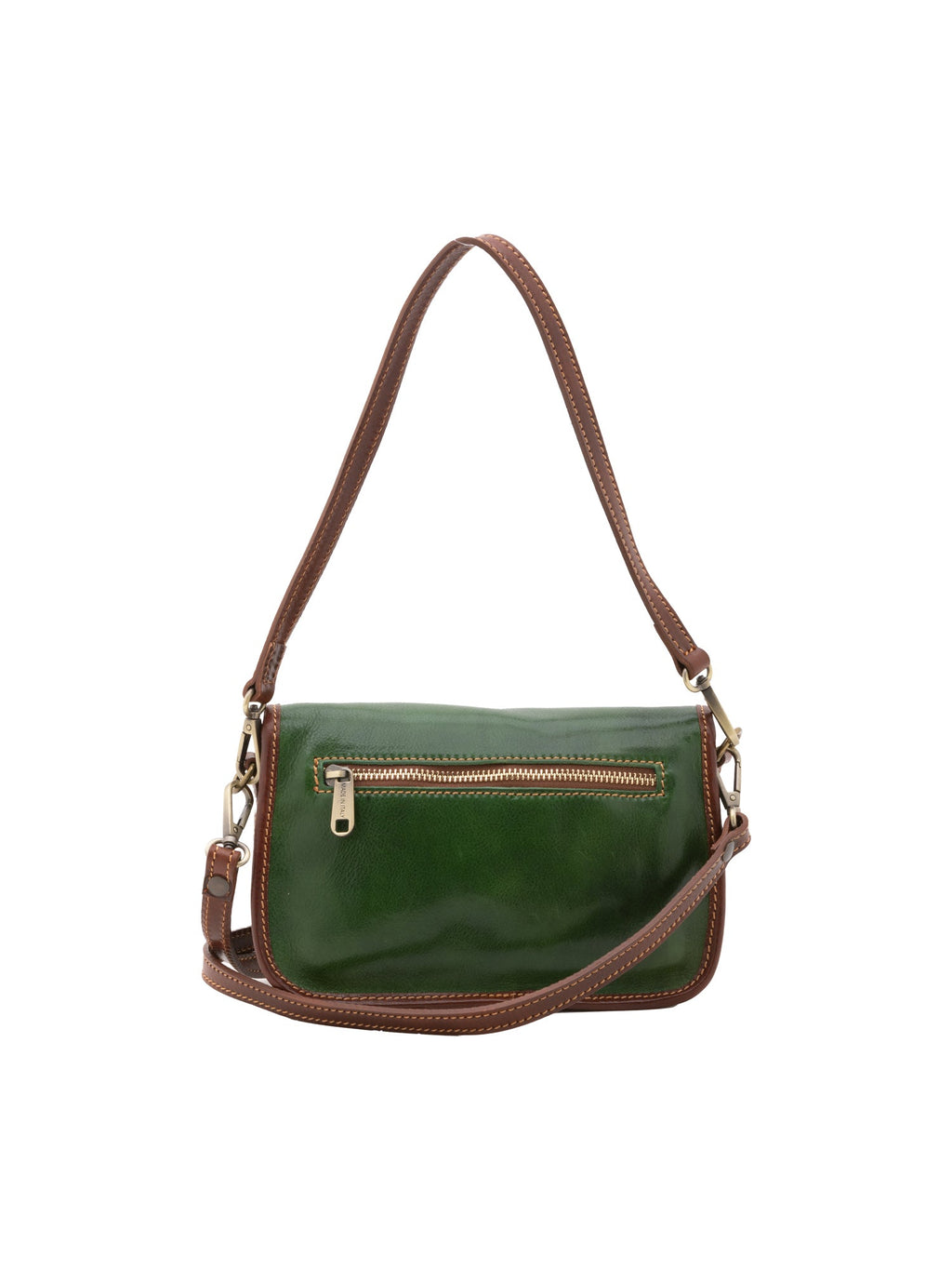 Borsa a spalla da donna In Vera pelle Made in Italy 14x23x9 cm