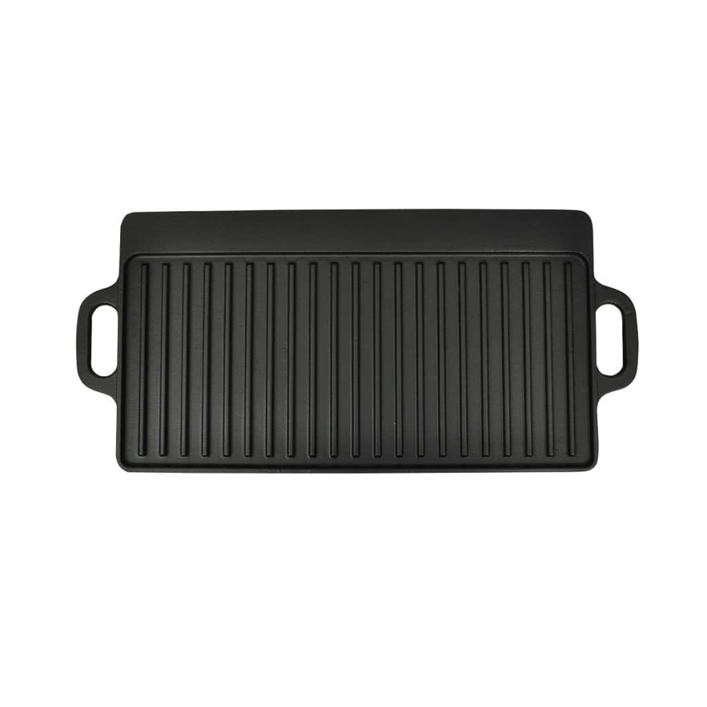 NNEVL Grill Platter Cast Iron Reversible 50x23 cm
