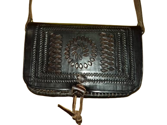 Bolso doble bolsillo pequeño calado