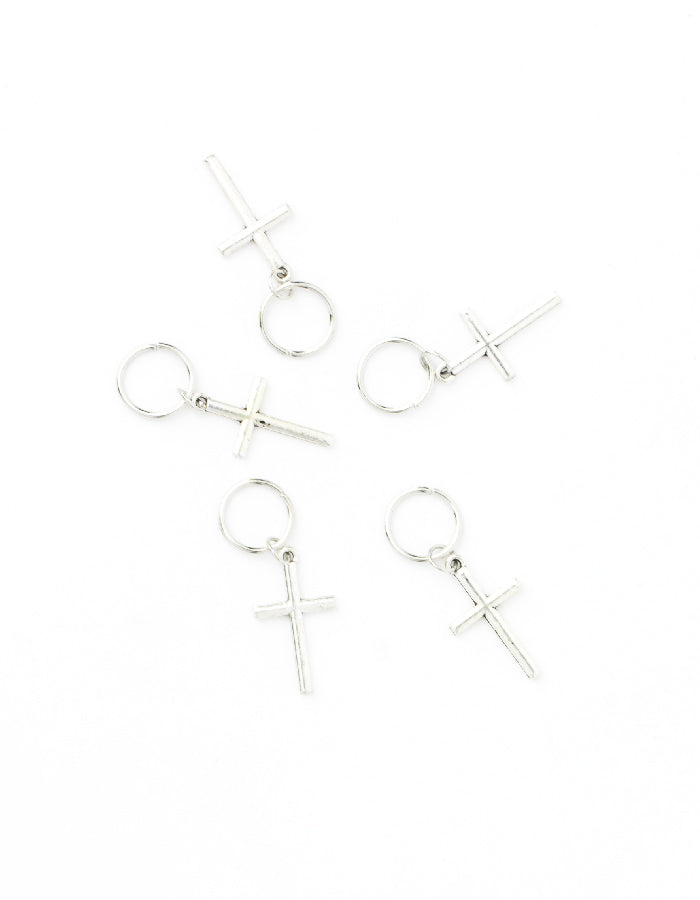 Hair hoop with pendant CROSS AFROline (5pcs)