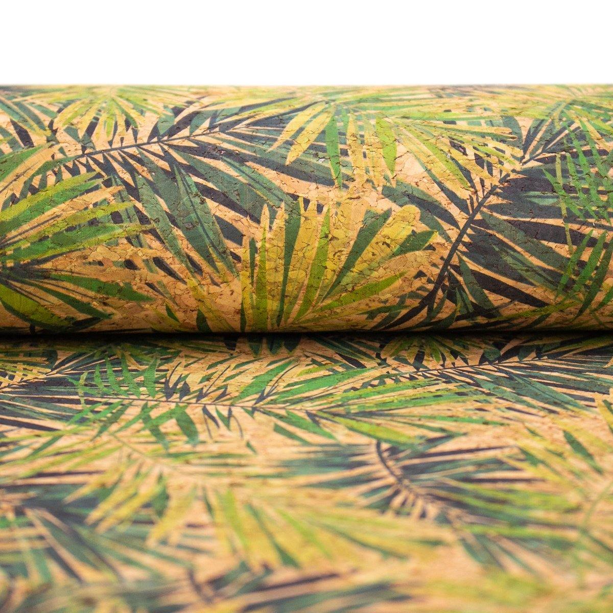 Cork fabric - Bamboo leaves COF-374