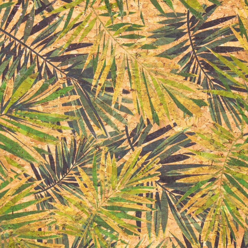 Cork fabric - Bamboo leaves COF-374