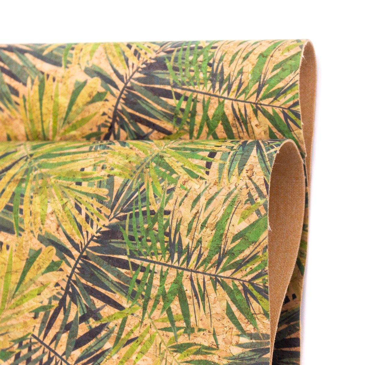 Cork fabric - Bamboo leaves COF-374