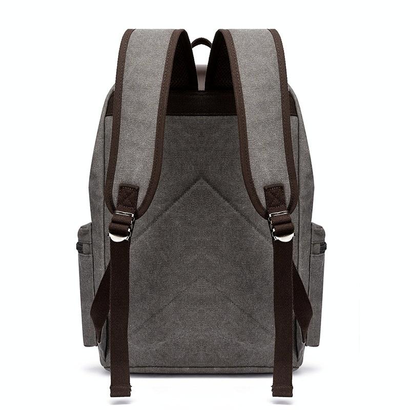 NNEDSZ Student Canvas Backpack - Compact And Stylish - Green
