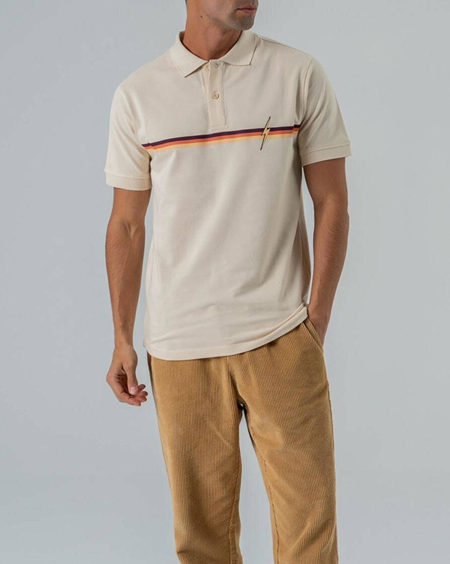 Stripe Bolt Polo Shirt