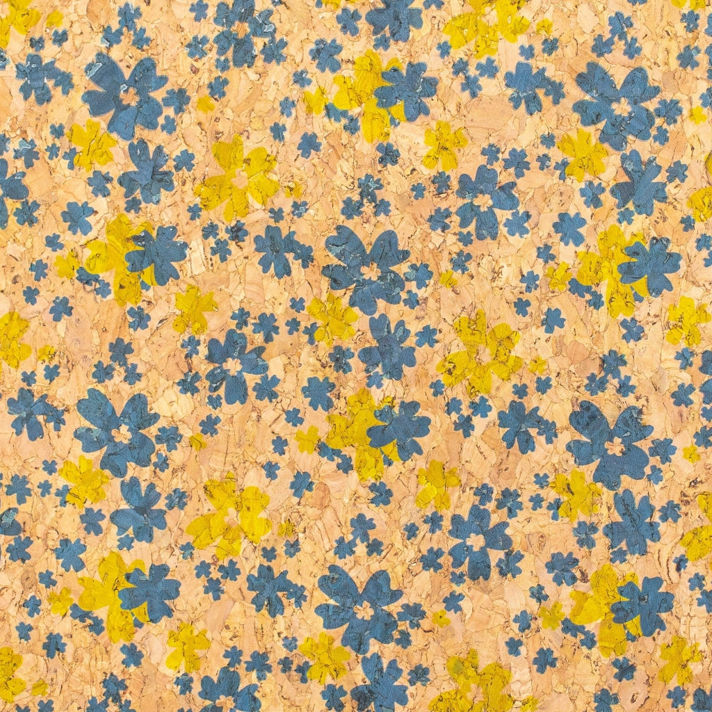 Sprinkled Florals, Cork Fabric COF-417-NEW